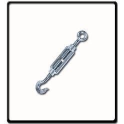 5mm Turnbuckle, EG, DIN 1480 | Hook to Eye 