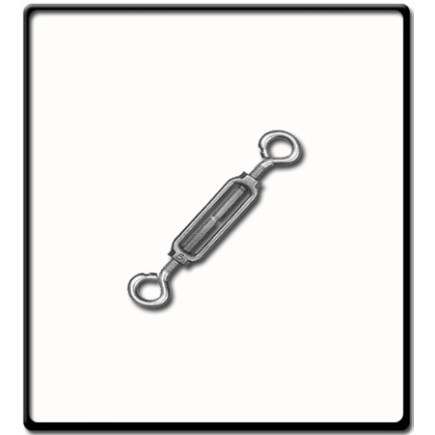 6mm Turnbuckle, EG, DIN 1480 | Eye - Eye