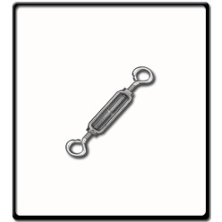 8mm Turnbuckle, EG, DIN 1480 | Eye - Eye