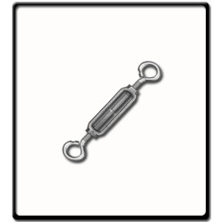 10mm Turnbuckle, EG, DIN 1480 | Eye - Eye