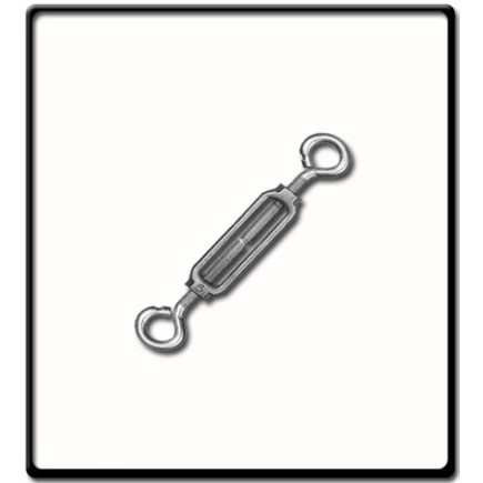 10mm Turnbuckle, EG, DIN 1480 | Eye - Eye