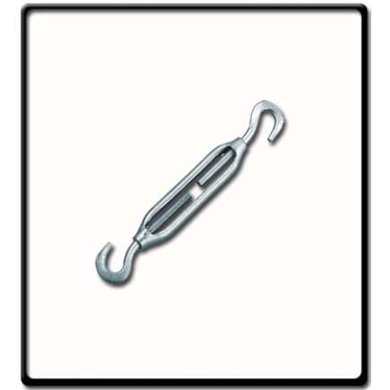 10mm Turnbuckle, EG, DIN 1480 | Hook to Hook