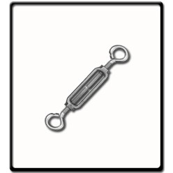 12mm Turnbuckle, EG, DIN 1480 | Eye - Eye