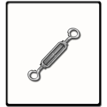 12mm Turnbuckle, EG, DIN 1480 | Eye - Eye