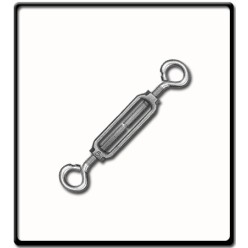 16mm Turnbuckle, EG, DIN 1480 | Eye - Eye