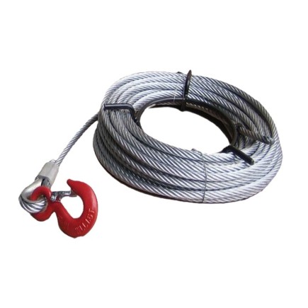 1.6 Ton - Wire Rope Winch Cable - 11mm x 30m | Rope Only
