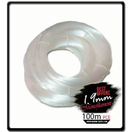 1.9mm Snoek Monofilament Line (100m) | Clear