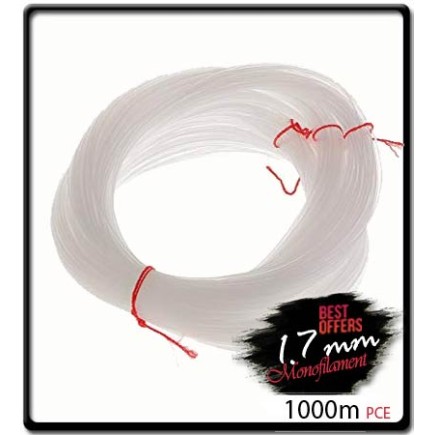 1.7mm Longline Monofilament  (1000m) | Clear