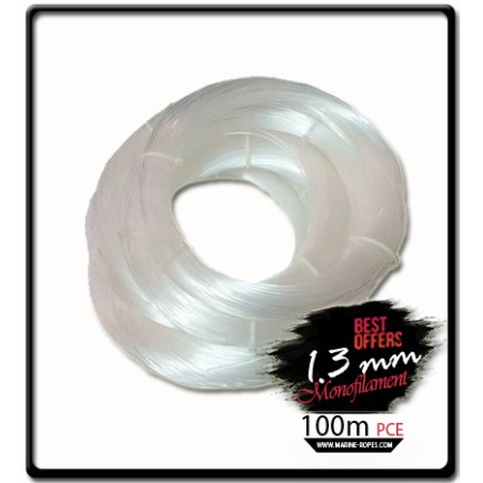 1.3mm Snoek Monofilament Line (100m) | Clear