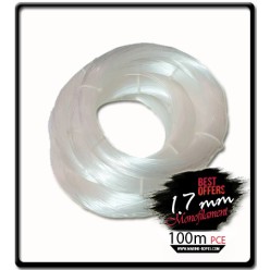 1.7mm Snoek Monofilament Line (100m) | Clear