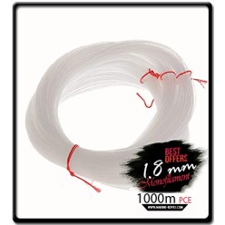 1.8mm Longline Monofilament  (1000m) | Clear