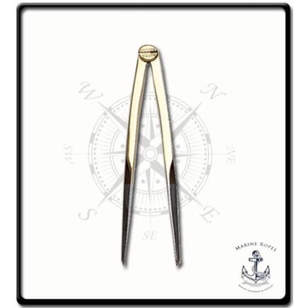 20.3cm - Straight pattern dividers - 8'' brass | Navigation