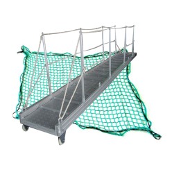 3m x 5m - Gangway Safety Net - Mesh 200mm x 200mm - 8/6mm Polysteel 3-Str Construction | Gangway Net