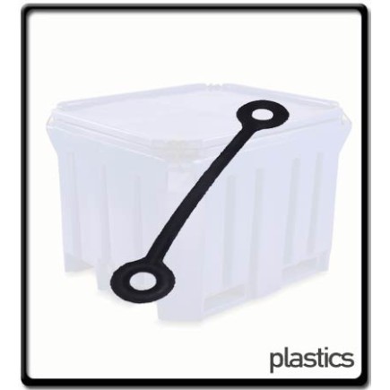 Lid Strap - Rubber Strap for Lid - Bulk Bin | Plastics