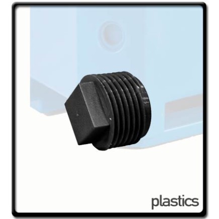 Bulk Bin drainage plug - plastic with seal | Plastics