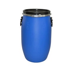 210Litre -  Drum with Open Top Lid - Plastic Drum | Blue