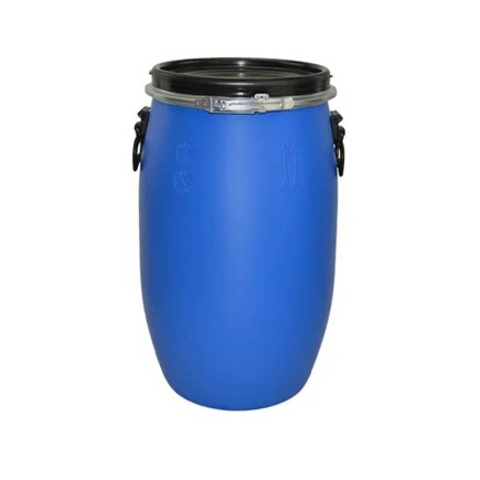 210Litre -  Drum with Open Top Lid - Plastic Drum | Blue