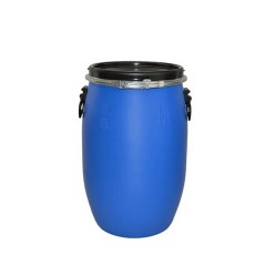 100Litre -  Drum with Open Top Lid - Plastic Drum | Blue