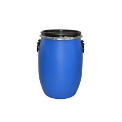 50Litre -  Drum with Open Top Lid - Plastic Drum | Blue