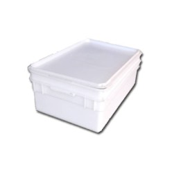 White Meat Tray with Lid | 550 x 350 x 180mm 