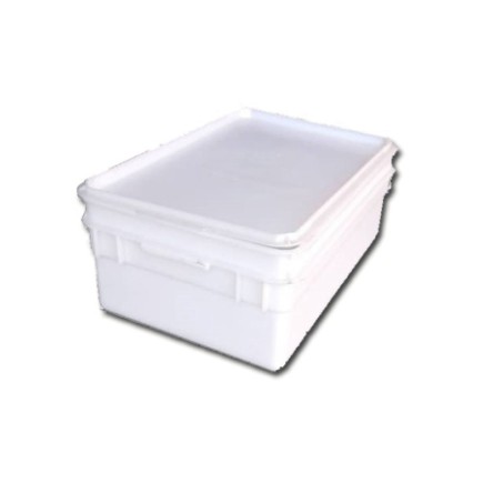White Meat Tray with Lid | 550 x 350 x 180mm 