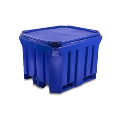 750L - Plastic Bulk Bin - Non Insulated (PT750NI) - With Lid | Plastics