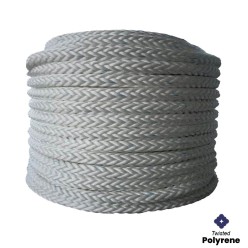 56mm - Polyrene 12-Strand - Mooring Rope - UV resistant/Sinking Rope | SOLD PER METER