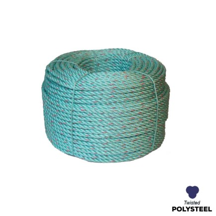 10mm - Polysteel Rope - 4-Strand Construction - Synthetic tensile | SOLD PER METER