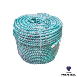 24mm - Polysteel Rope - 4-Strand Construction - Synthetic tensile | SOLD PER METER
