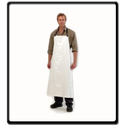 PVC Apron Blood & Fat White 