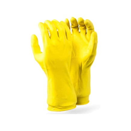 Glove Household Economy Yellow
