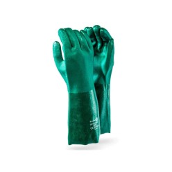 Green PVC Tex/Elbow Glove
