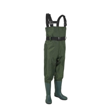 Size 7 - Heavy Duty PVC - Fishing Waders- High Quality | Green