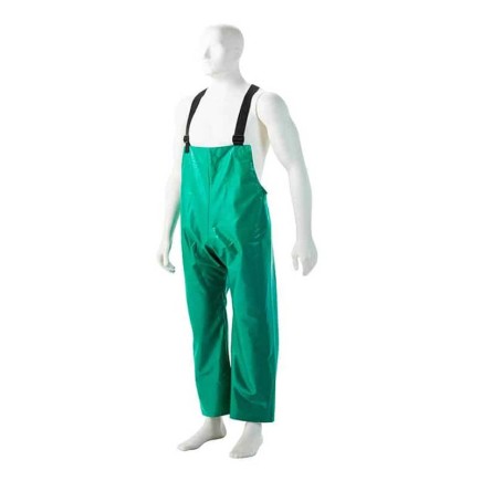 Large - Heavy Duty PVC - Oilskin Trouser - Storm Protective Attire | Rainsuit