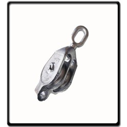 12mm - Galvanized Pulley - Double | Block