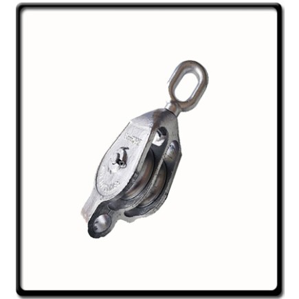 12mm - Galvanized Pulley - Double | Block