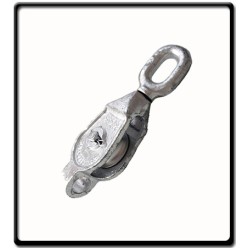 16mm - Galvanized Pulley - Single | Block