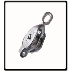 16mm - Galvanized Pulley - Double | Block