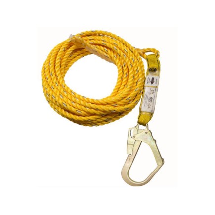 6m - Rope Life Line with Scaffolding Hook