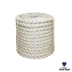 30mm - Sisal Rope - 3  Strand | SOLD PER METER