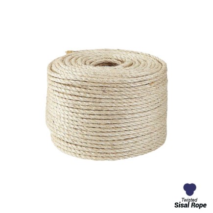 6mm - Sisal Rope - 3  Strand | SOLD PER METER