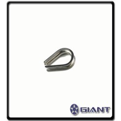 6mm - Stainless Steel Thimble - 316SS | Stainless Steel 