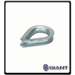 20mm - Heavy Duty Wire Rope Thimble | Galvanized