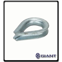 32mm - Heavy Duty Wire Rope Thimble | Galvanized