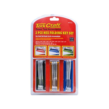 3PC Folding Hex Ket Set