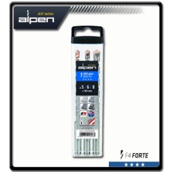 3 Pcs - SDS-Plus Hammer Drill Bit Set | F4 FORTE