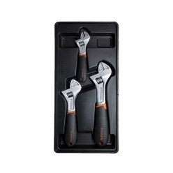  3 Piece Adjustable wrench Tray Set  | Fixman