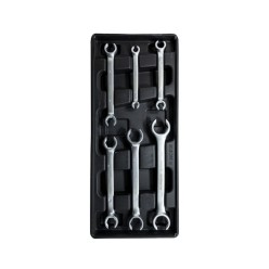 6 Piece Flare Nut Wrenches Tray Set | Fixman