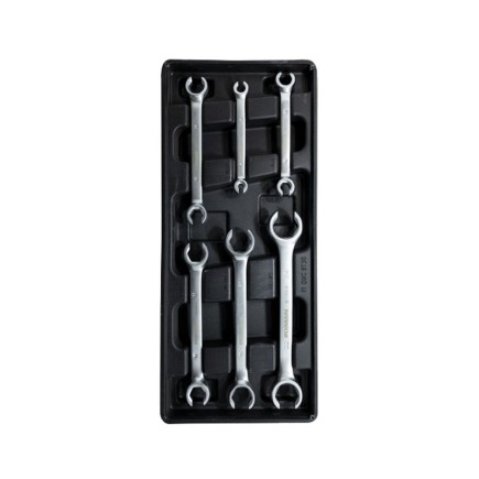 6 Piece Flare Nut Wrenches Tray Set | Fixman