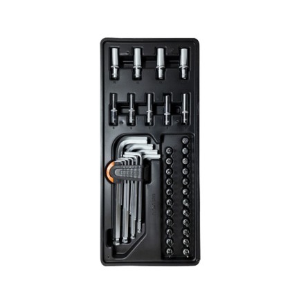 33Pc - Socket wrench set with ¼" accessories | Fixman